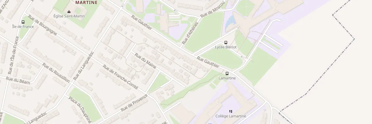 Plan du 306 Rue Gauthier à Cambrai