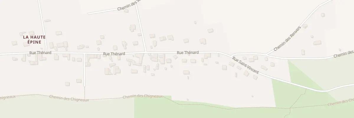 Plan du 11 Rue Thénard à Villeneuve-sur-Yonne
