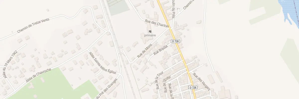 Plan du 14 Rue Bredat au Breuil-sur-Couze