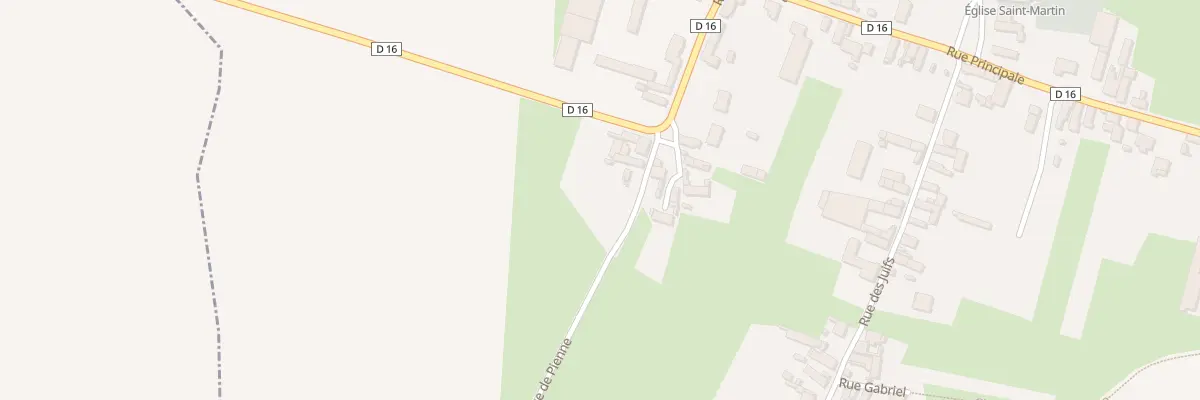 Plan du 2 Rue de Pienne à Aubencheul-aux-Bois