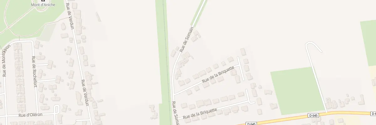 Plan du 30 Rue de Somain à Aniche