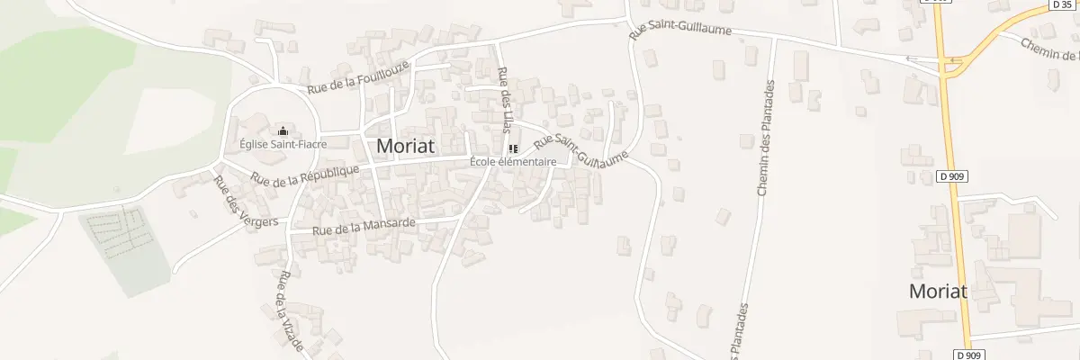 Plan du 7 Pl du Pouget à Moriat