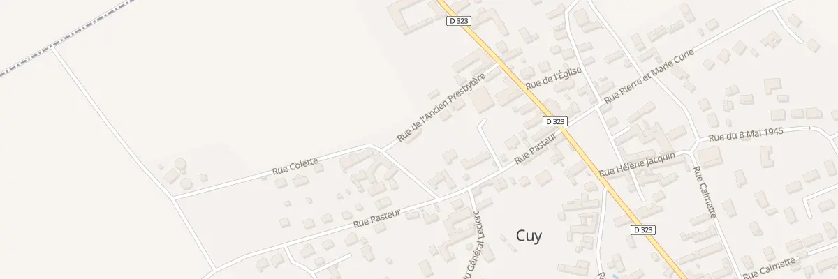 Plan du 7 Rue du Presbytere à Cuy