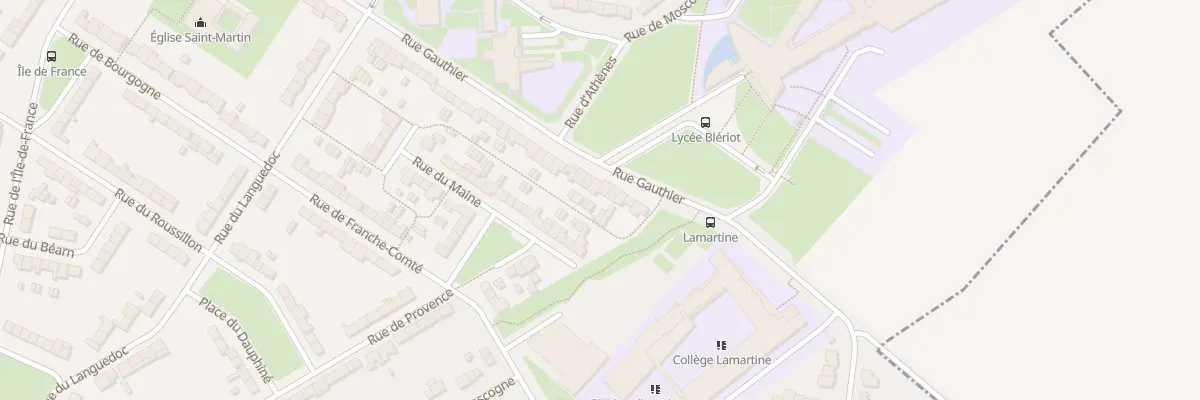 Plan du 312 Rue Gauthier à Cambrai