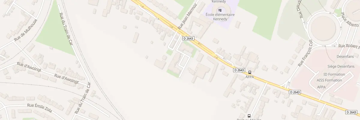 Plan du 1188 Av du Cateau à Cambrai