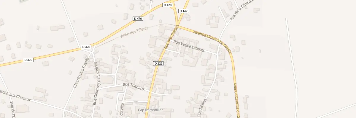 Plan du 78 Rue des Treilles à Sergines