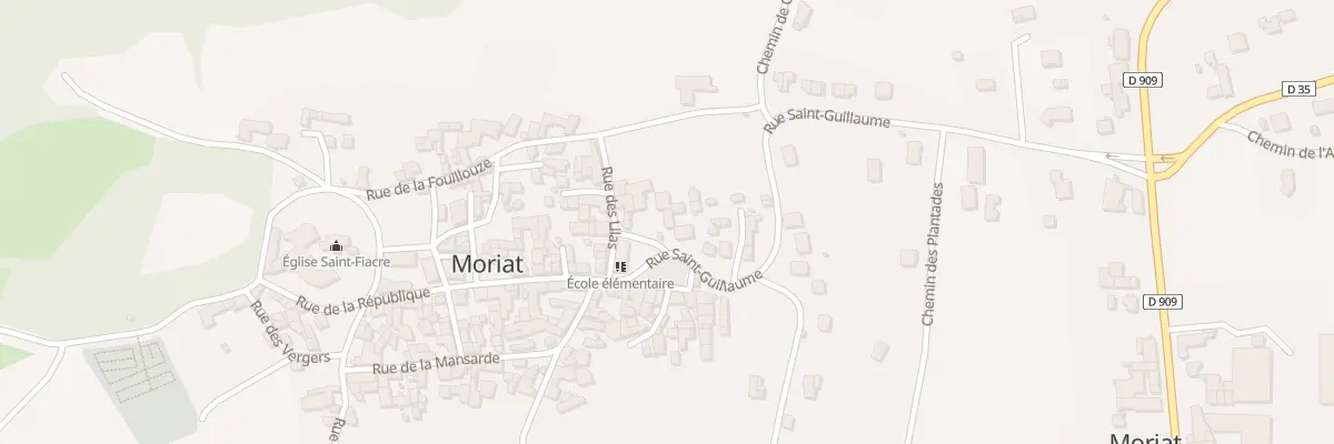 Plan du 8 Pl du Pouget à Moriat