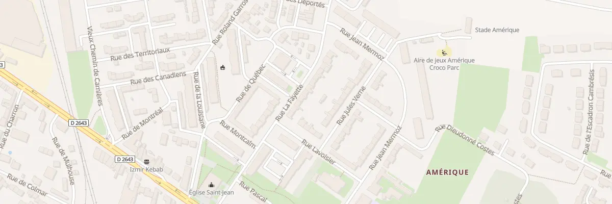 Plan du 24 Rue la Fayette à Cambrai