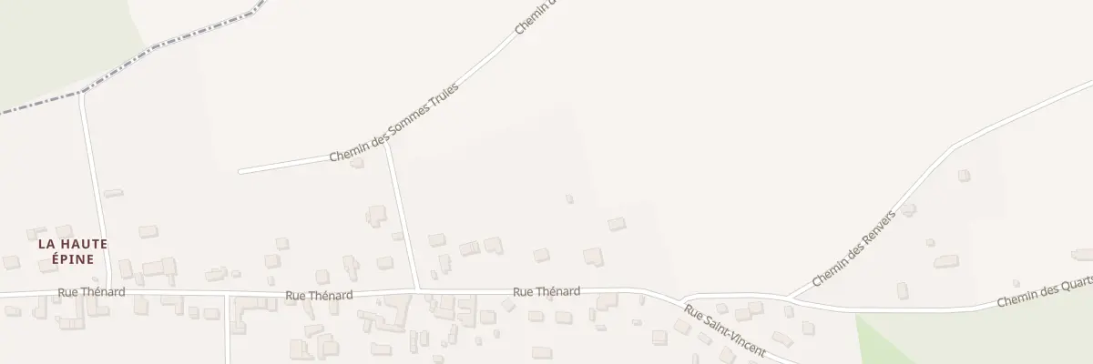 Plan du 14B Rue Thénard à Villeneuve-sur-Yonne