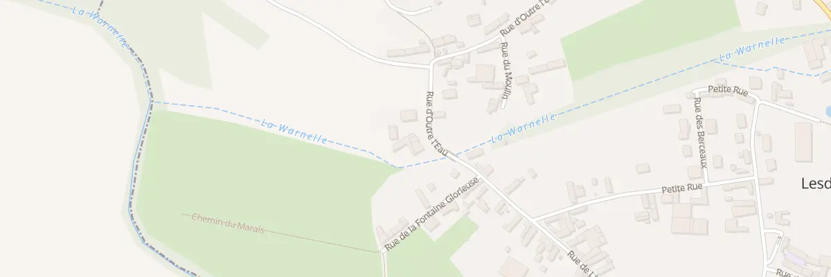 Plan du 22 Rue d’Outre l’Eau à Lesdain