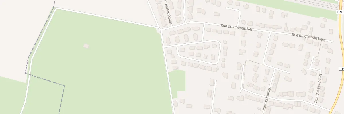 Plan du 54 Rue du Clos du Chemin Vert à Wannehain