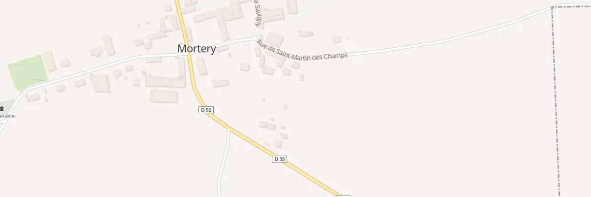 Plan du 6 Rue de Saint - Martin - des - Champs à Mortery