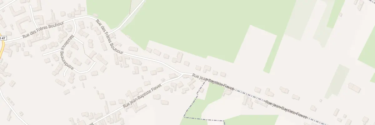 Plan du 244 Rue Jean Baptiste Fievet à Rieulay