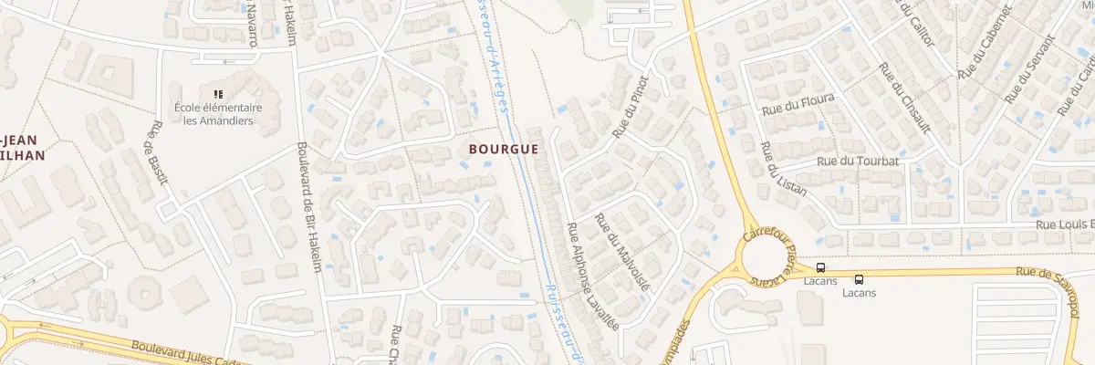 Plan du 77 Rue Alphonse Lavallée à Béziers