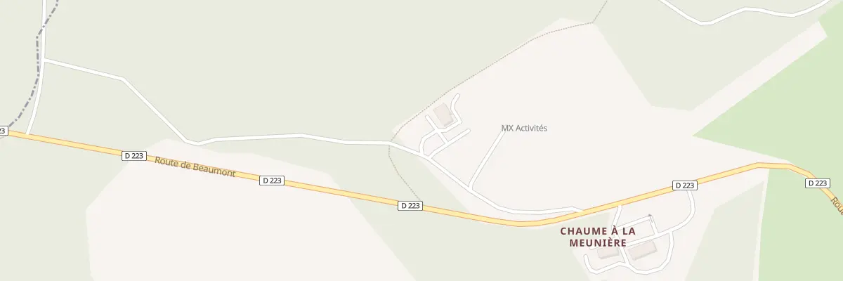 Plan du 3 Rte de Beaumont à Sichamps
