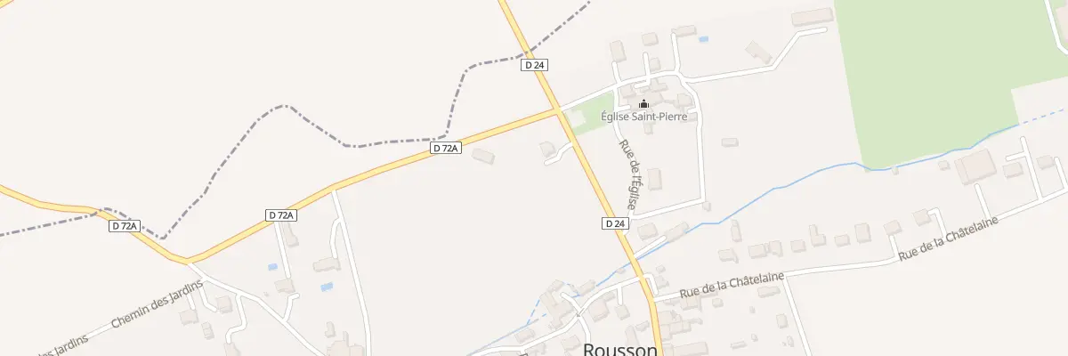 Plan du 35 Rue de Villeneuve sur Yonne à Rousson