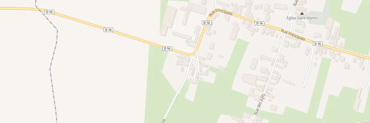 Plan du 4 Rue Principale à Aubencheul-aux-Bois