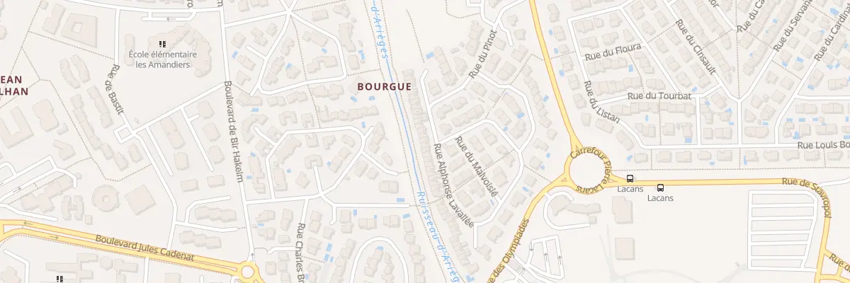 Plan du 65 Rue Alphonse Lavallée à Béziers