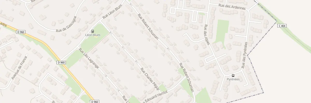 Plan du 22 Rue Robert Schuman à Cambrai