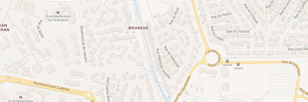 Plan du 61 Rue Alphonse Lavallée à Béziers