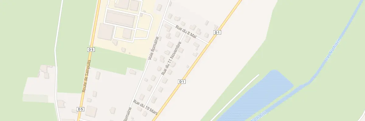 Plan du 12 Rue du Onze Novembre à Entrains-sur-Nohain