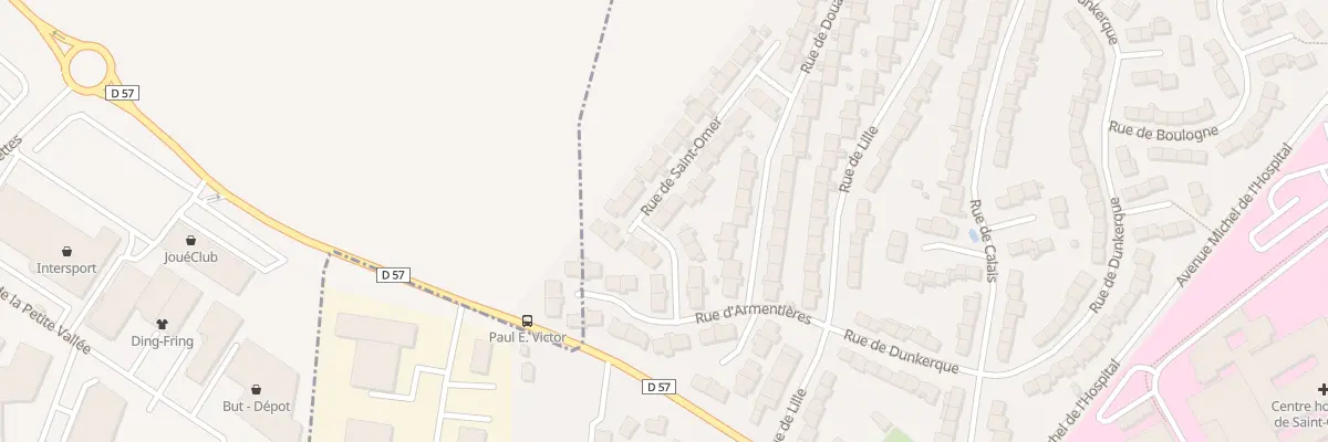 Plan du 19 Rue de Saint-omer à Saint-Quentin
