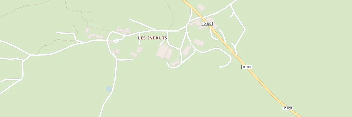 Plan du 5136 Les Infruts à La Couvertoirade