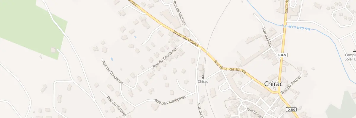 Plan du 3 Rue du Coudenas à Bourgs sur Colagne