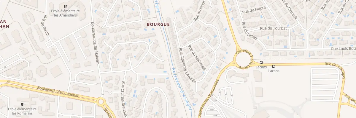 Plan du 53 Rue Alphonse Lavallée à Béziers
