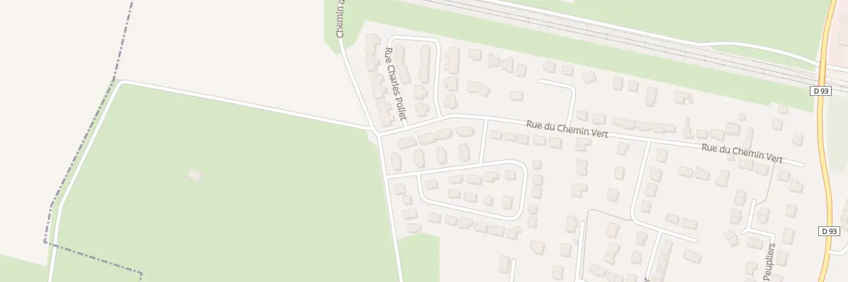 Plan du 417 Rue du Chemin Vert à Wannehain
