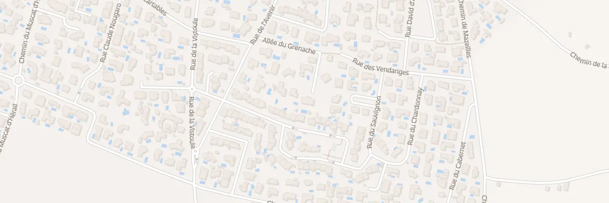Plan du 4 All du Grenache à Sauvian