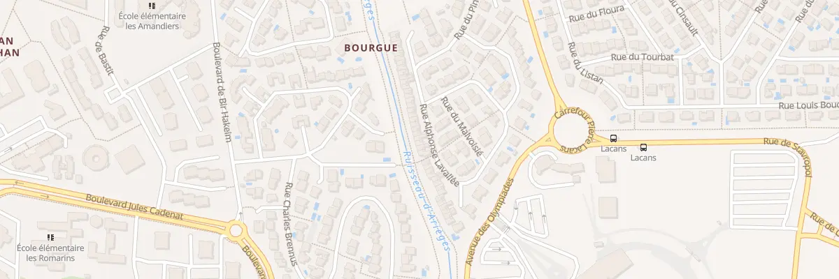 Plan du 49 Rue Alphonse Lavallée à Béziers