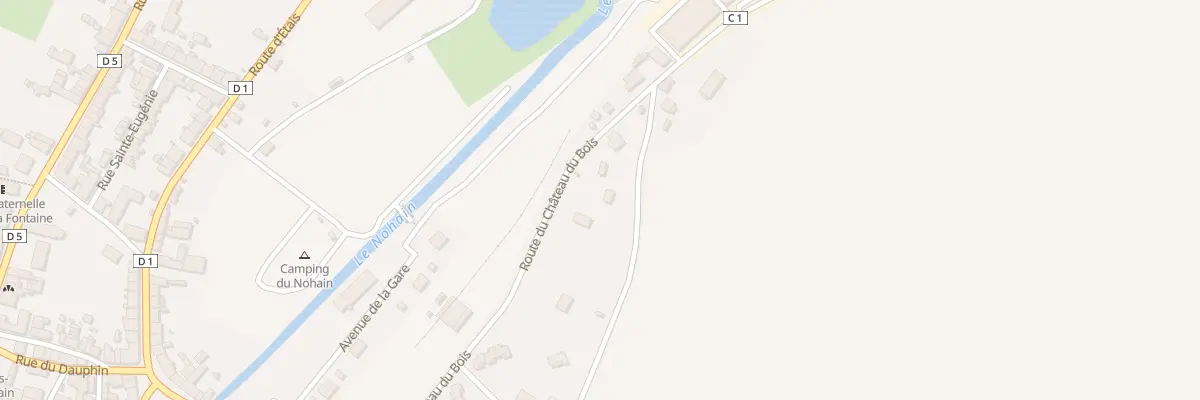 Plan de Rte de Château du Bois à Entrains-sur-Nohain