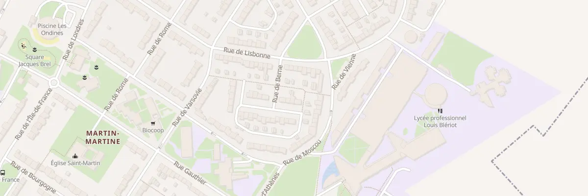 Plan du 4 Rue de Berne à Cambrai