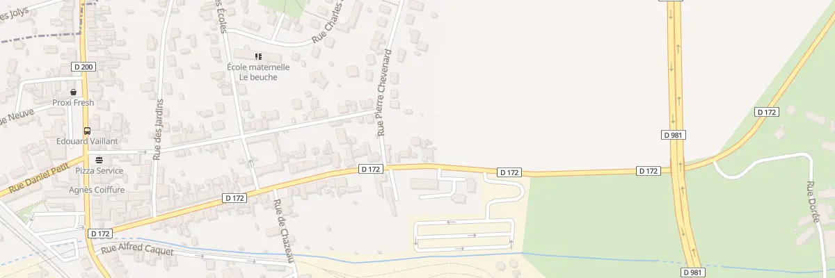 Plan du 77 Rue de Chazeau à Imphy