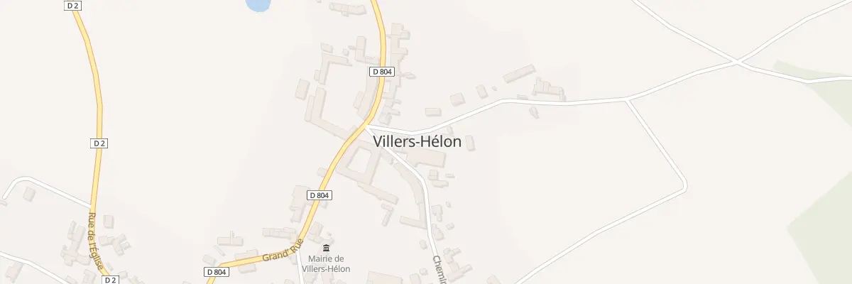 Plan du 1 Che Neuf à Villers-Hélon