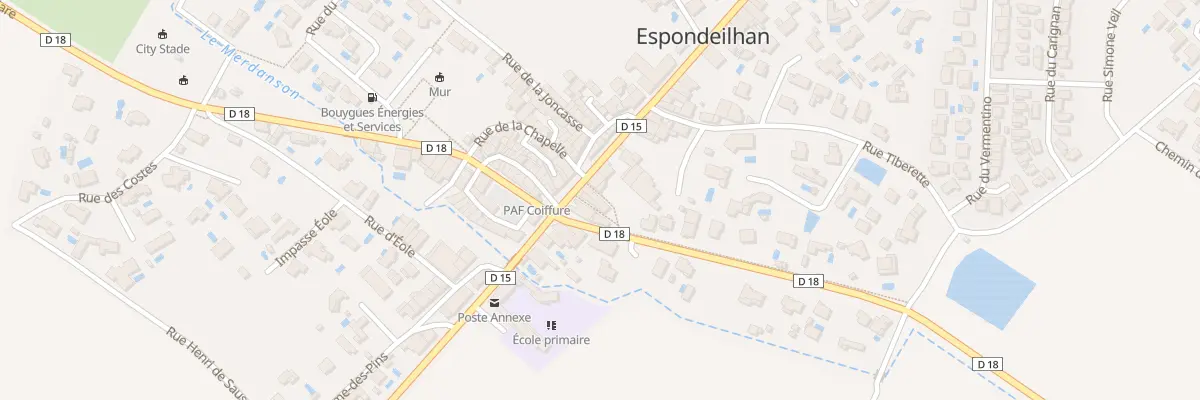 Plan du 18 Rle du Pont à Espondeilhan