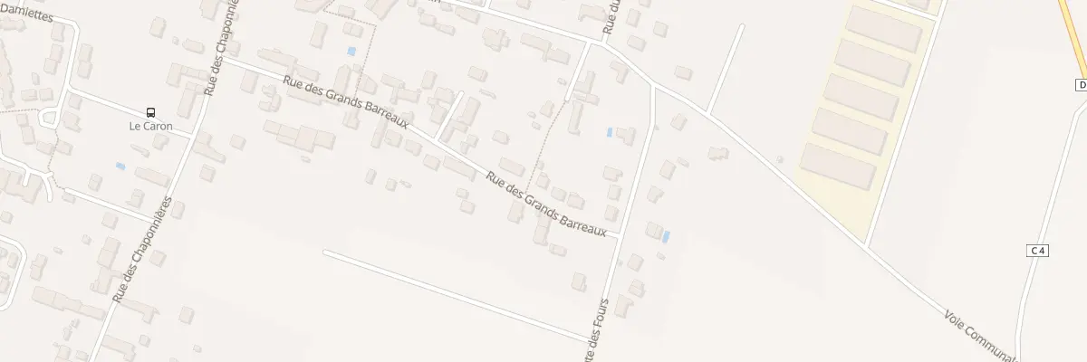 Plan du 33 Rue des Grands Barreaux à Gron