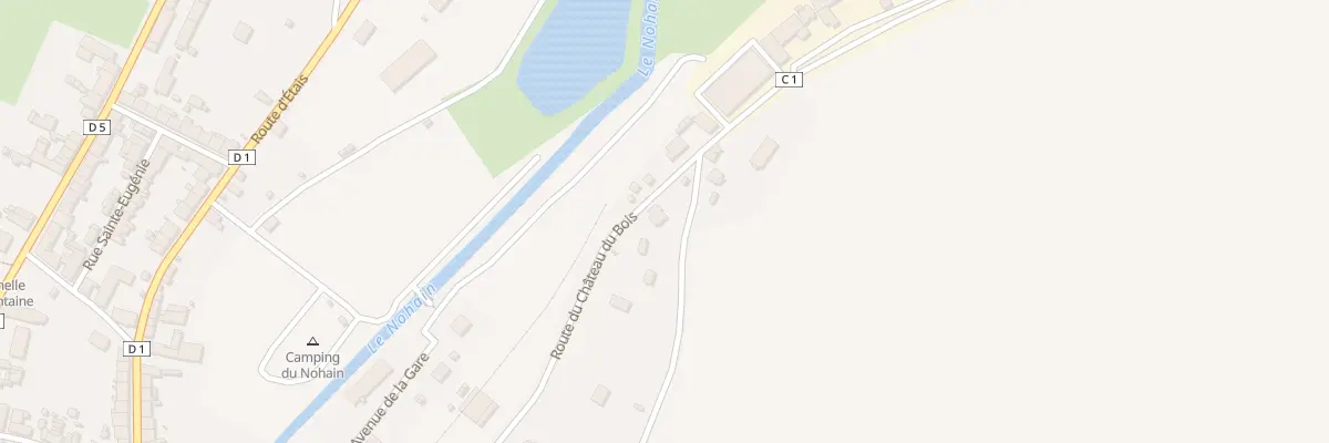 Plan du 16 Rte de Château du Bois à Entrains-sur-Nohain
