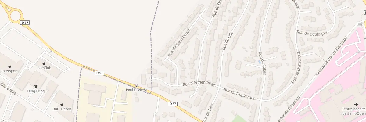 Plan du 21 Rue de Saint-omer à Saint-Quentin