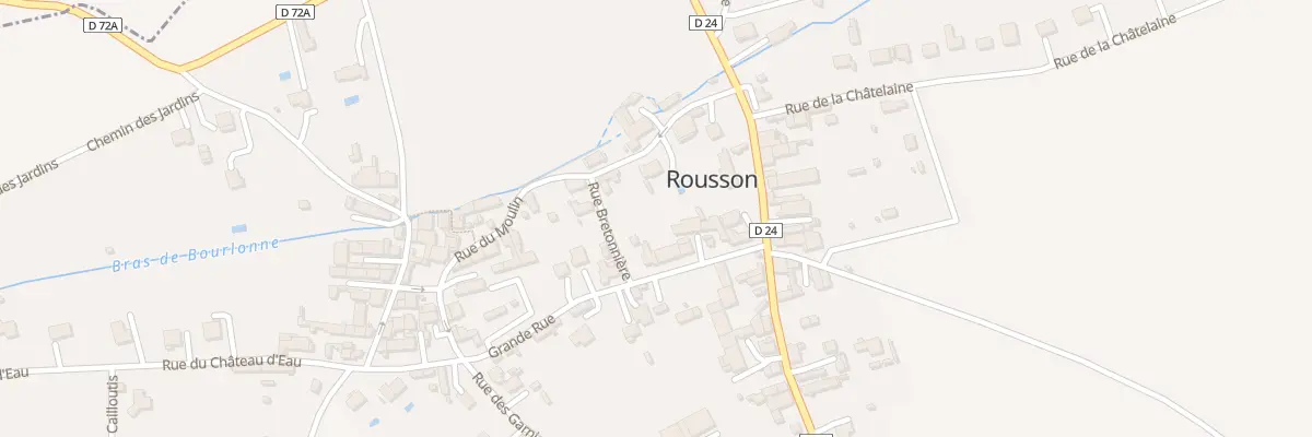 Plan du 8 Gr Grande Rue à Rousson