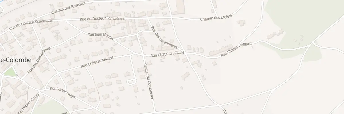 Plan du 22 Rue Chateau Jaillard à Sainte-Colombe