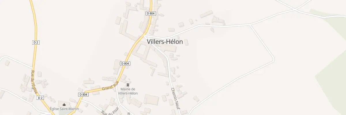 Plan du 3 Che Neuf à Villers-Hélon