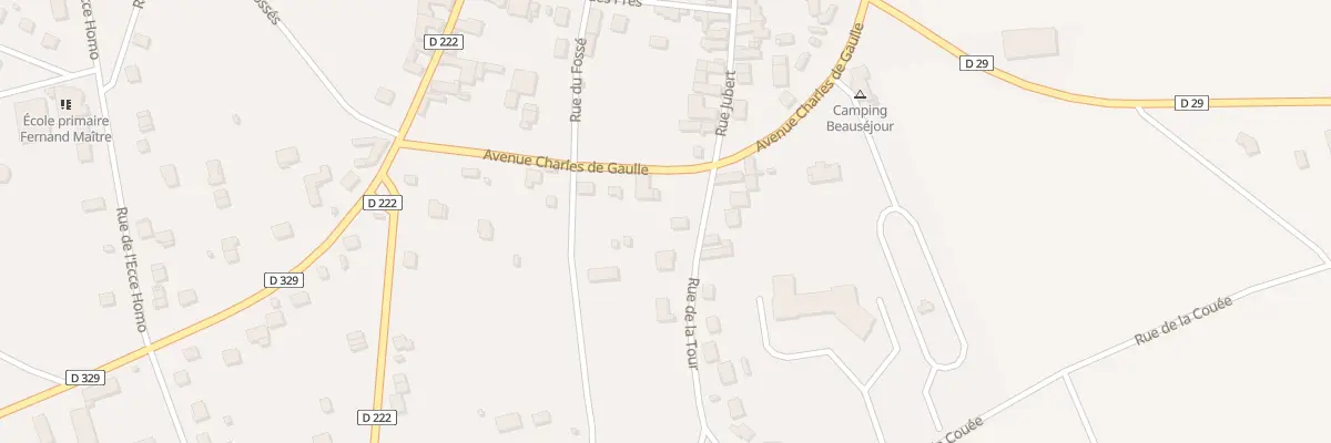 Plan du 3 Rue de la Tour à Sergines