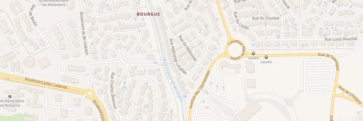 Plan du 24 Rue Alphonse Lavallée à Béziers