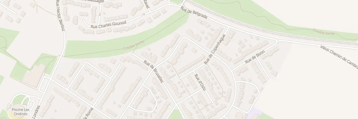 Plan du 4 Rue de Vienne à Cambrai