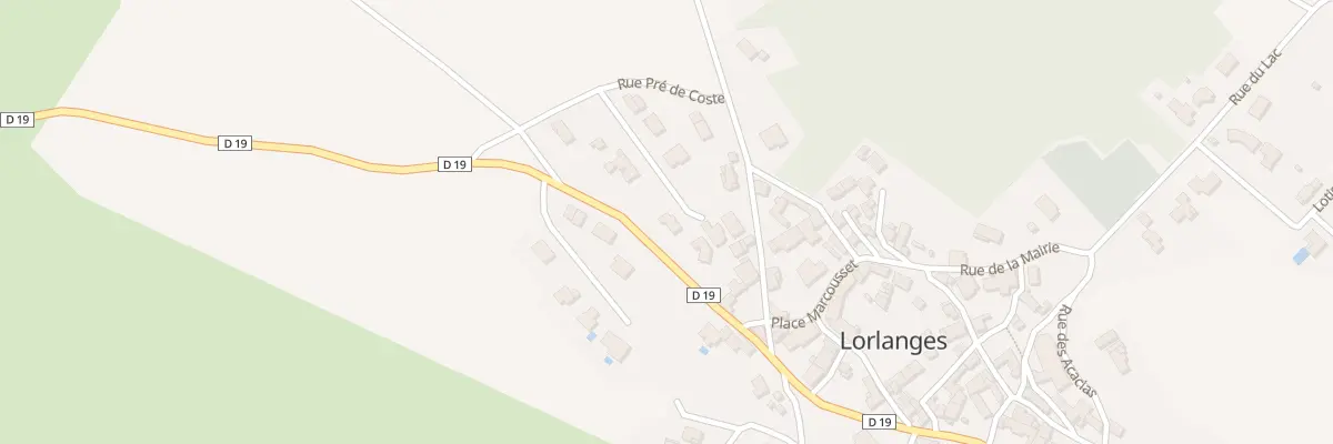 Plan du 4 Lot Plein Sud à Lorlanges