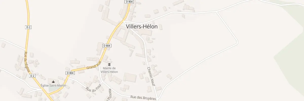 Plan du 5 Che Neuf à Villers-Hélon