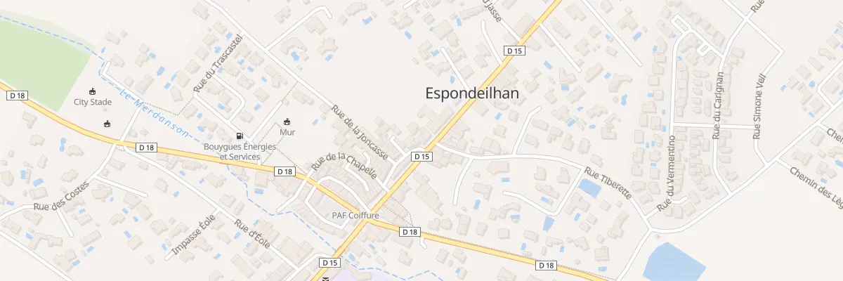 Plan du 63 Rue Traversière à Espondeilhan