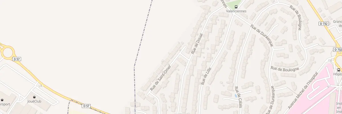 Plan du 8 Rue de Saint-omer à Saint-Quentin